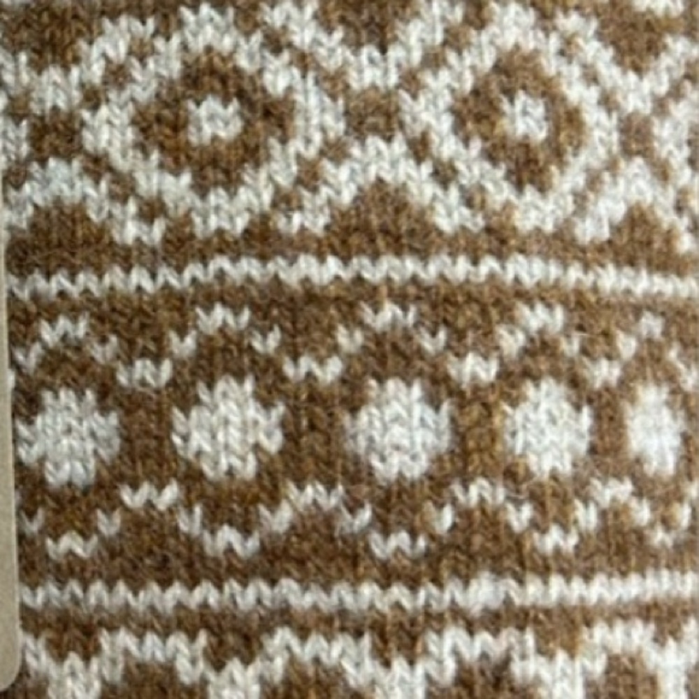 Patagonia Women's L Large Recycled Wool-Blend Crewneck Sweater Brown NWT Cozy - Picture 5 of 9